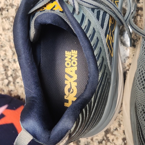 HOKA One One Bondi 6 Men's Blue Running Shoe Size 12.5 - Picture 7 of 9